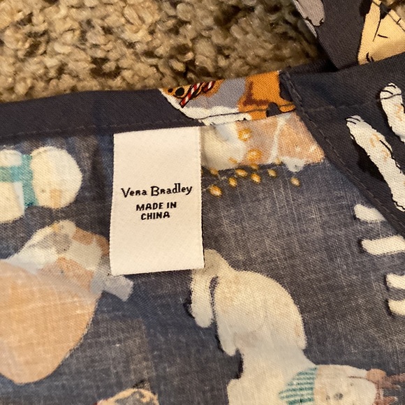 Vera Bradley Cotton Apron - Christmas Dog Pattern - Picture 5 of 6